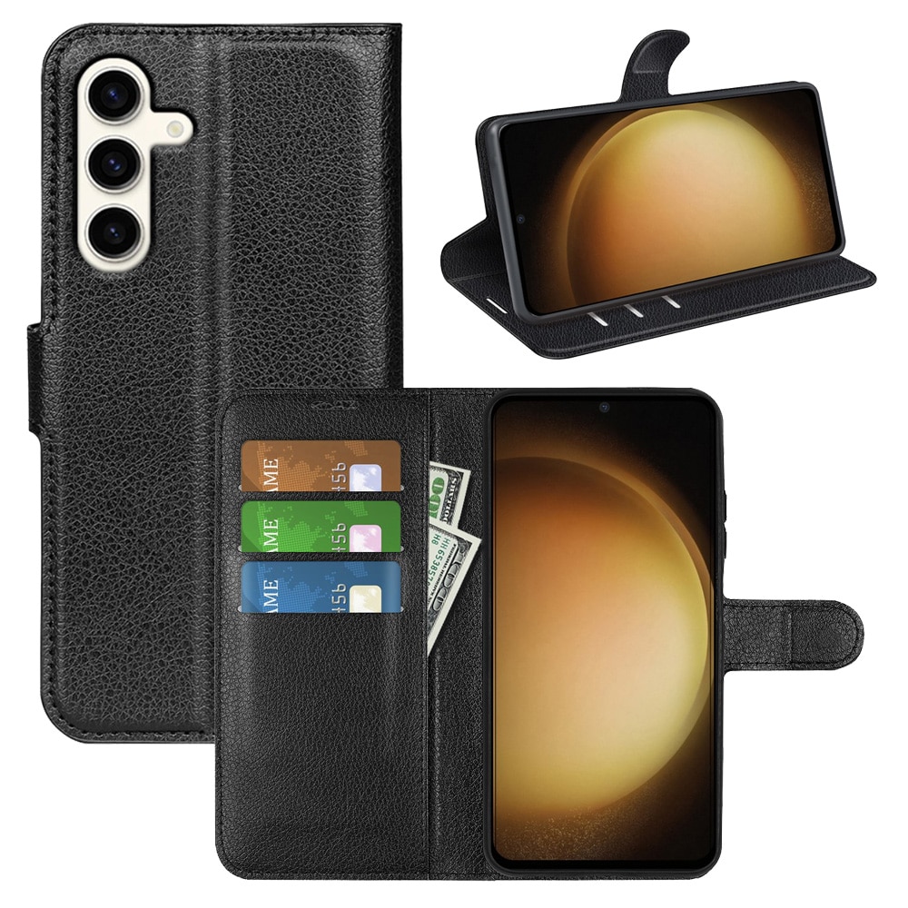 Coque portefeuille Samsung Galaxy S24, Noir