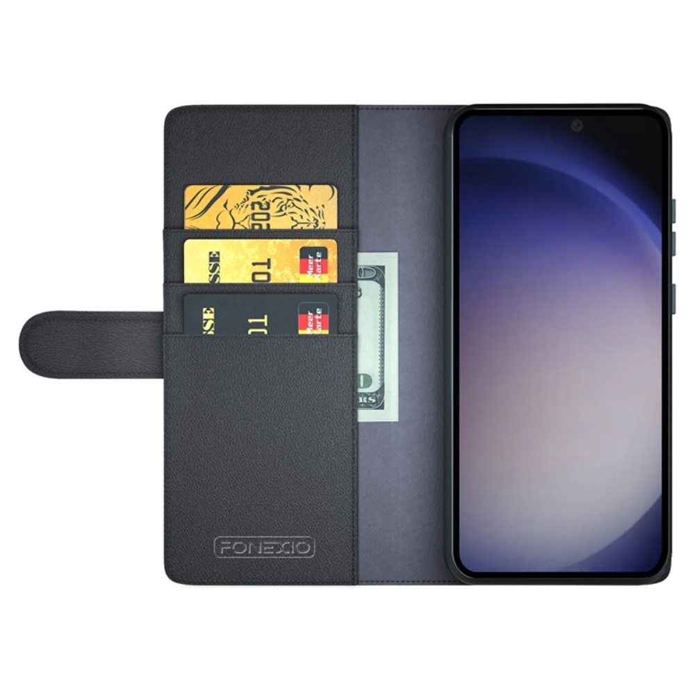 Kit pour Samsung Galaxy S24 Plus : Coque portefeuille et protecteur d’écran