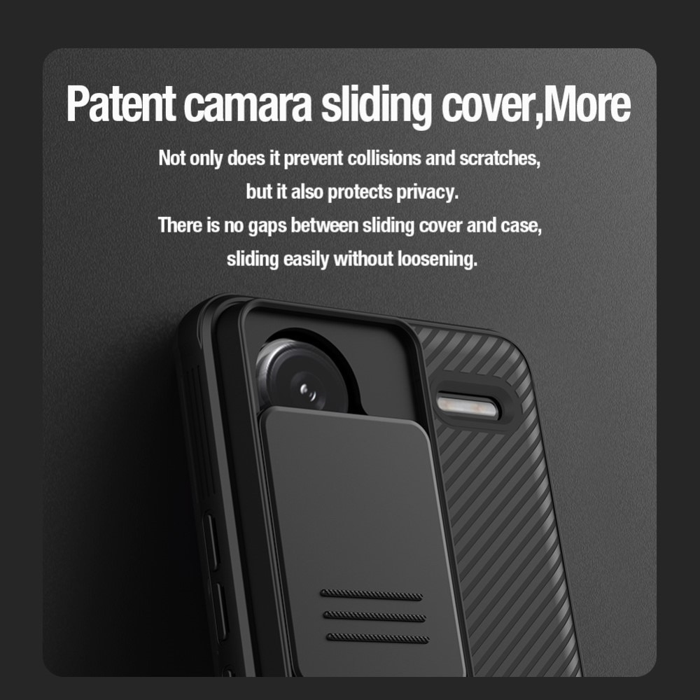 Coque CamShield Xiaomi Redmi Note 13 Pro Plus, Noir