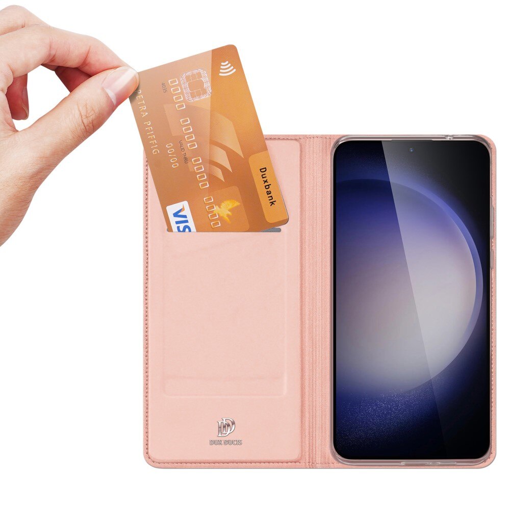 Étui portefeuille Skin Pro Series Samsung Galaxy S24 Plus, Or rose