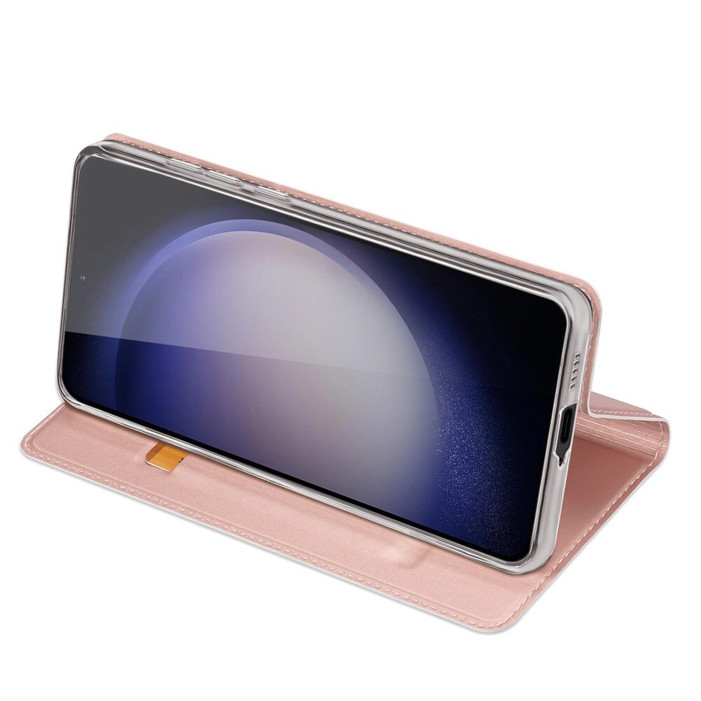 Étui portefeuille Skin Pro Series Samsung Galaxy S24 Plus, Or rose