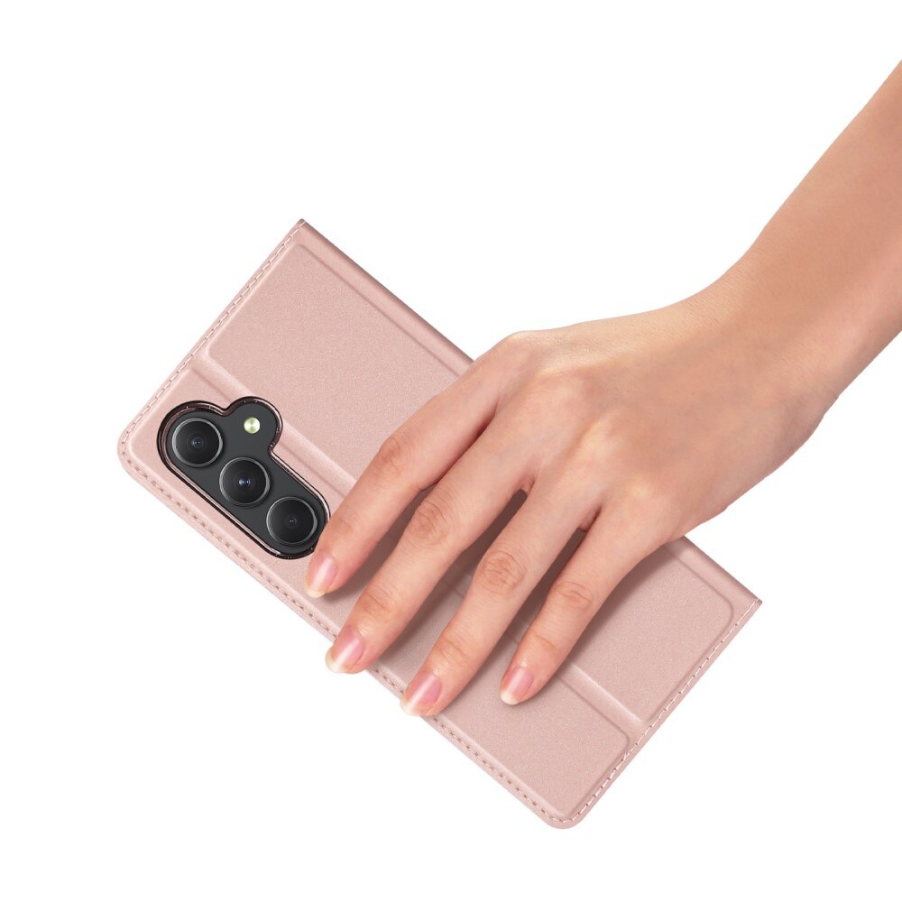 Étui portefeuille Skin Pro Series Samsung Galaxy S24 Plus, Or rose