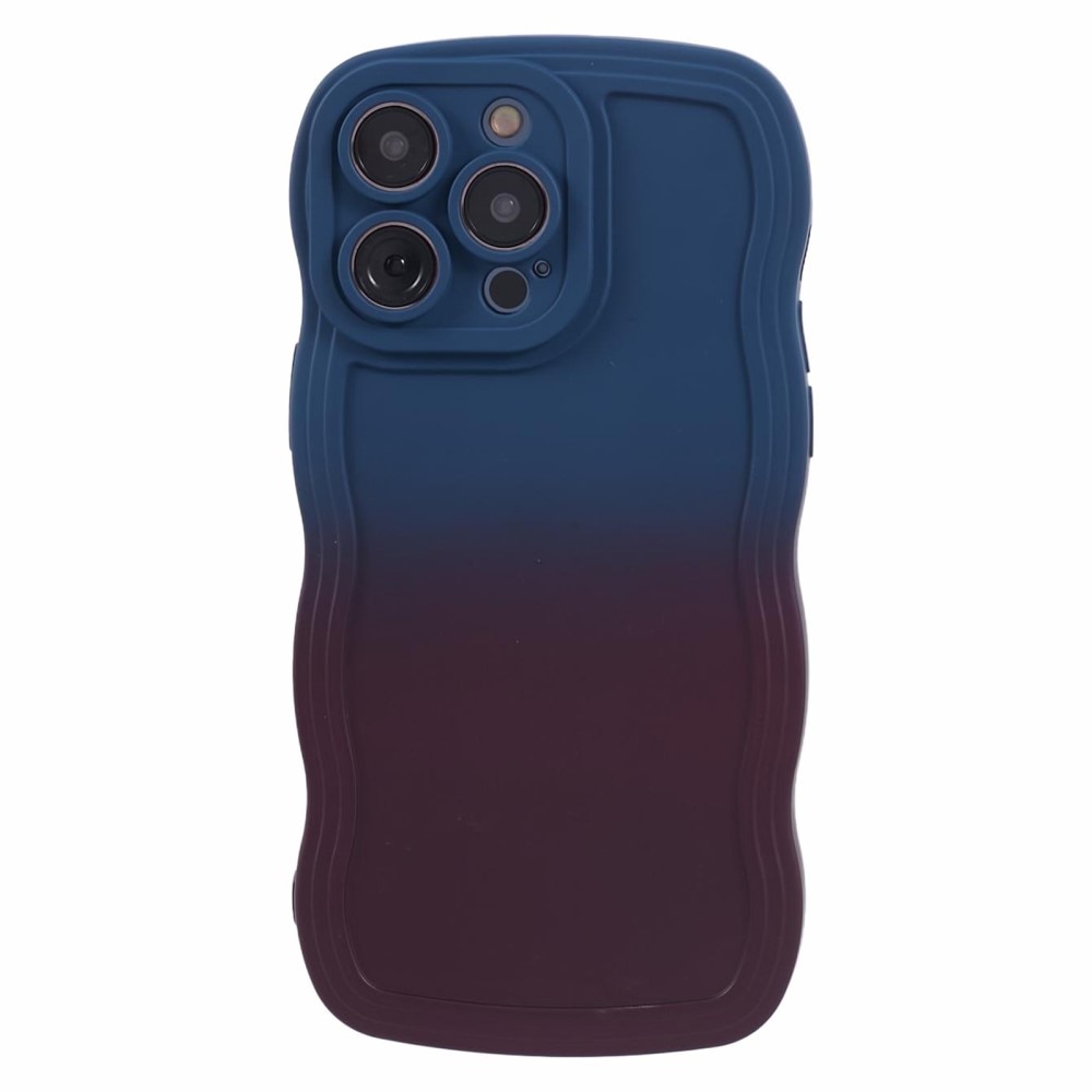 Coque Wavy Edge iPhone 13 Pro Max, ombre bleu/violet