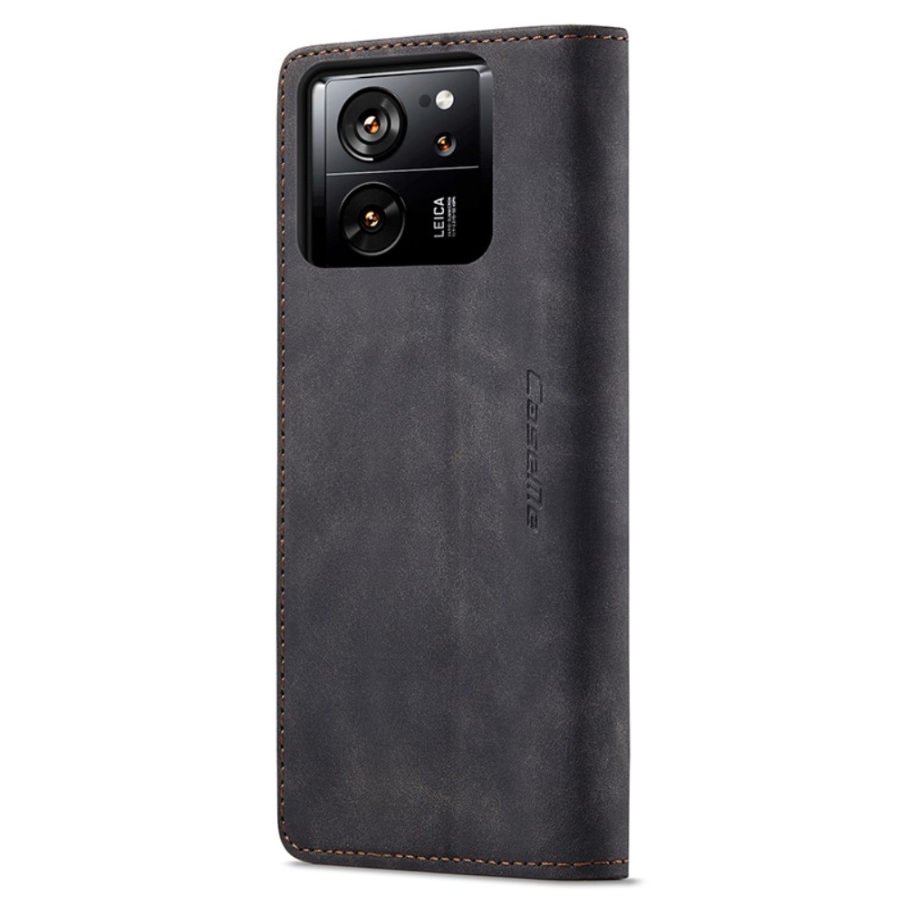 Étui portefeuille mince Xiaomi 13T, Noir