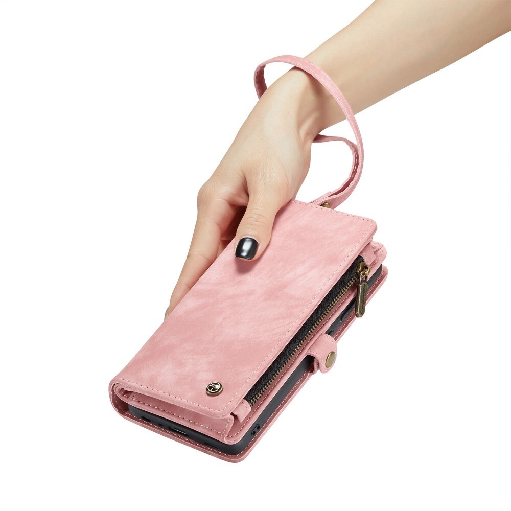 Étui portefeuille multi-cartes Samsung Galaxy S23 FE, Rose
