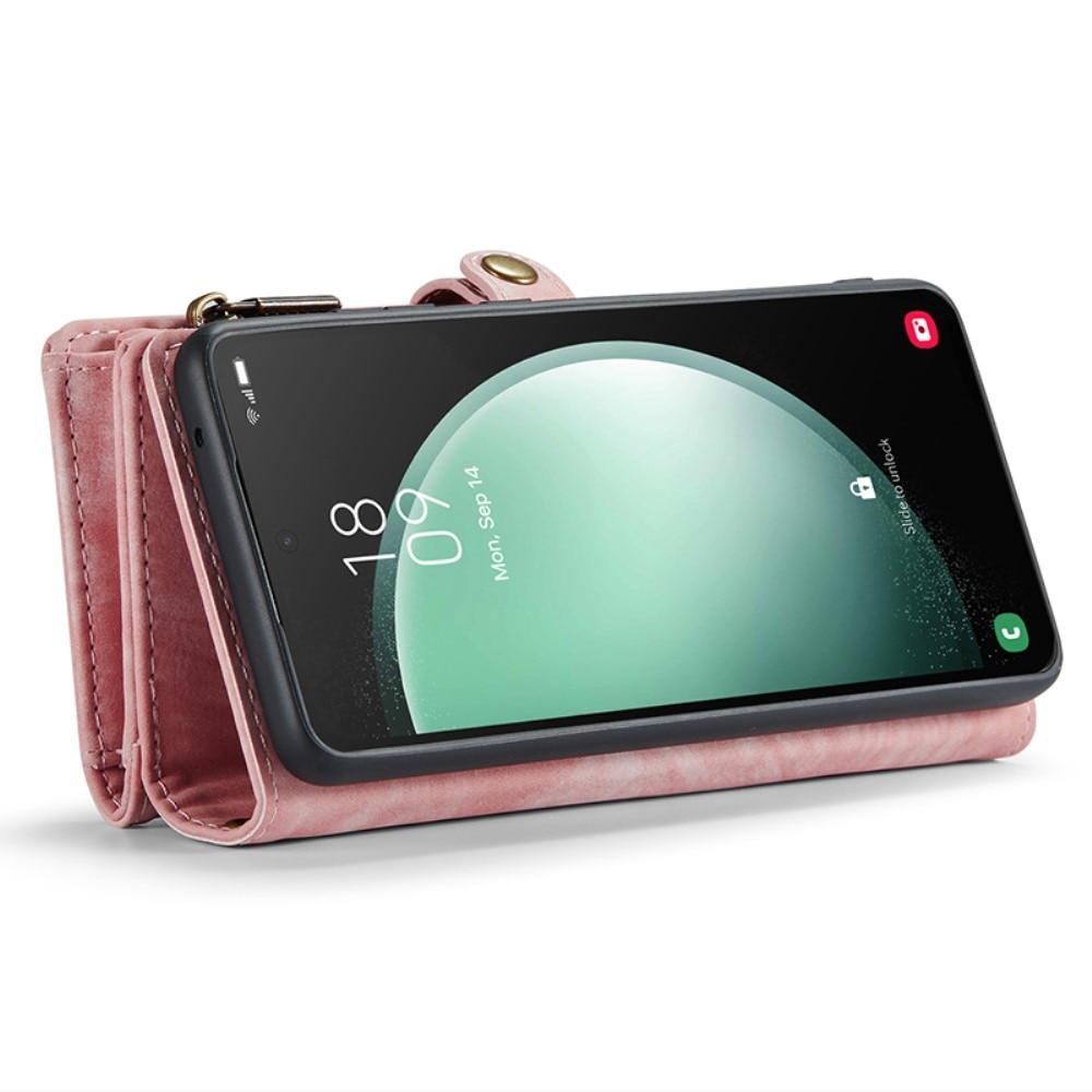 Étui portefeuille multi-cartes Samsung Galaxy S23 FE, rose