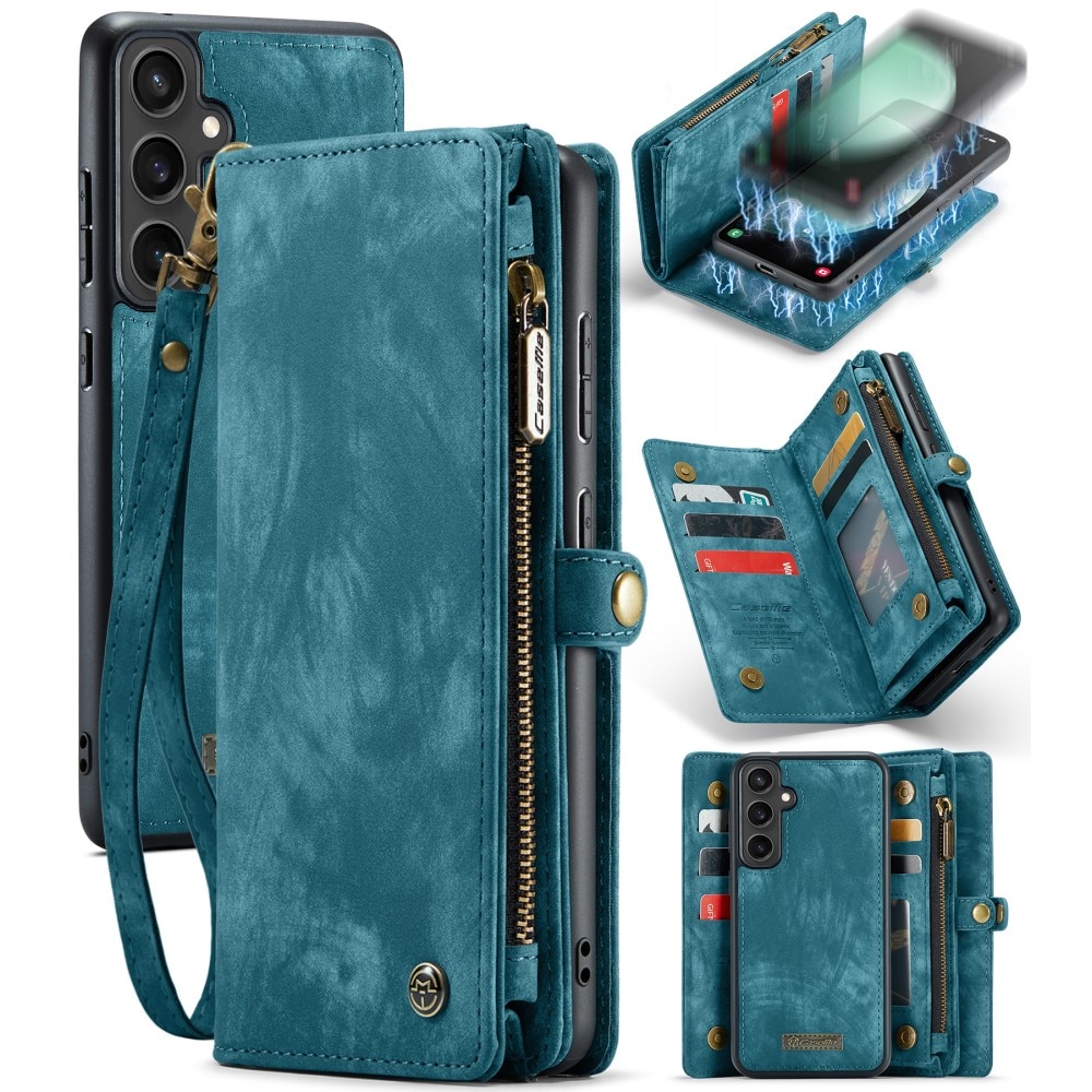 Étui portefeuille multi-cartes Samsung Galaxy S23 FE, Bleu