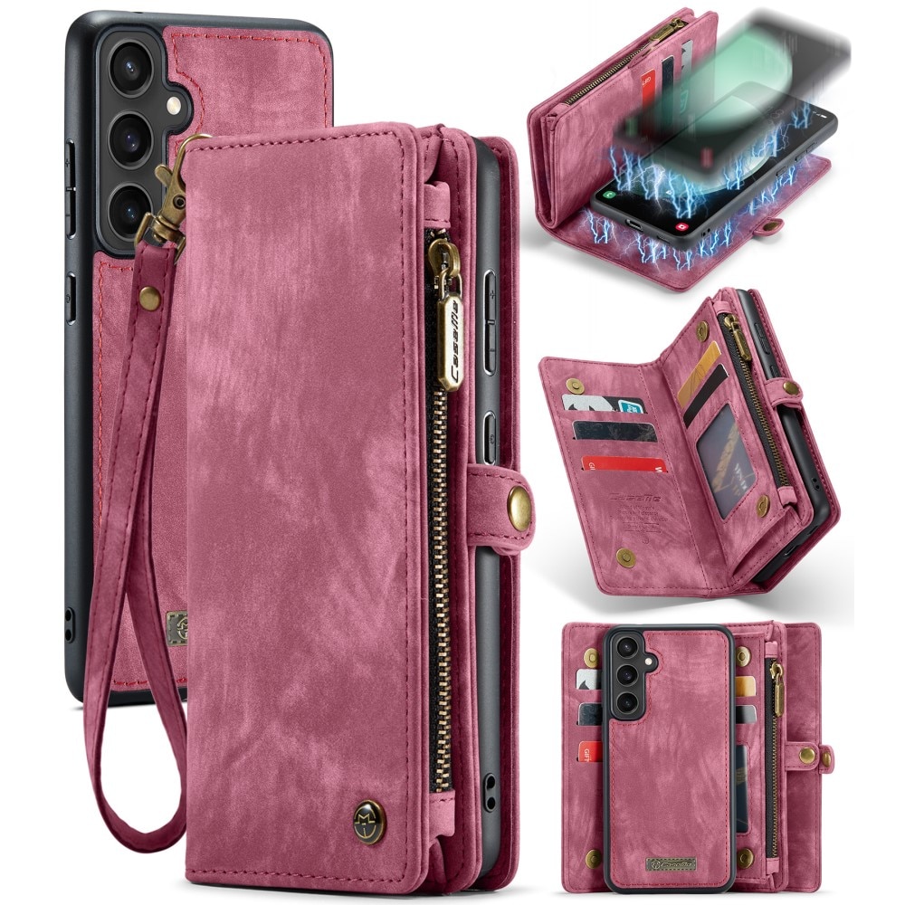Étui portefeuille multi-cartes Samsung Galaxy S23 FE, Rouge
