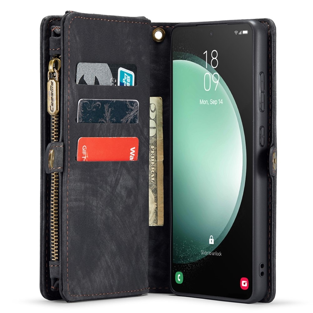 Étui portefeuille multi-cartes Samsung Galaxy S23 FE, gris