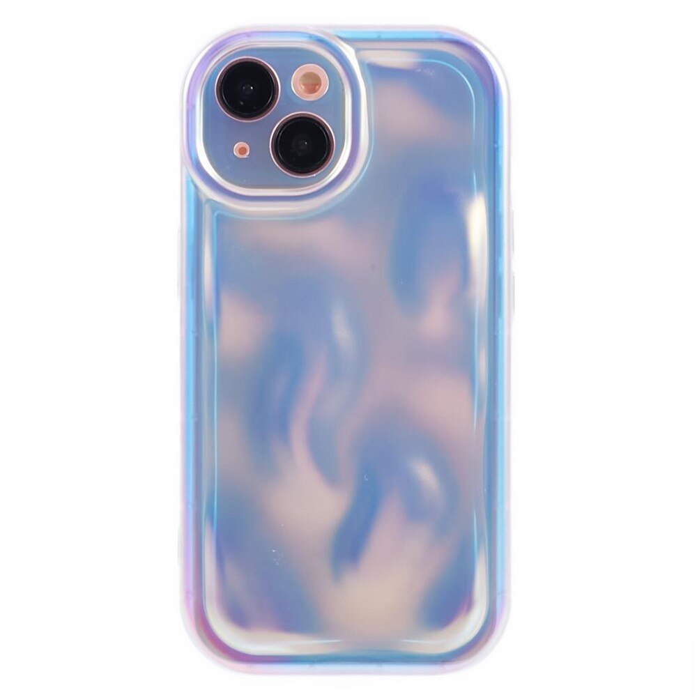 Coque TPU Wavy iPhone 15, nacre