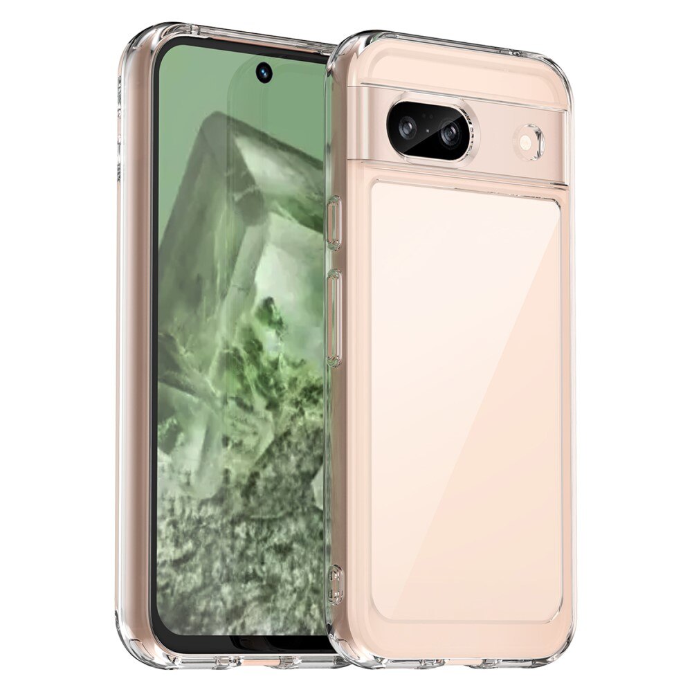 Coque Hybride Crystal Hybrid Google Pixel 8a, transparent