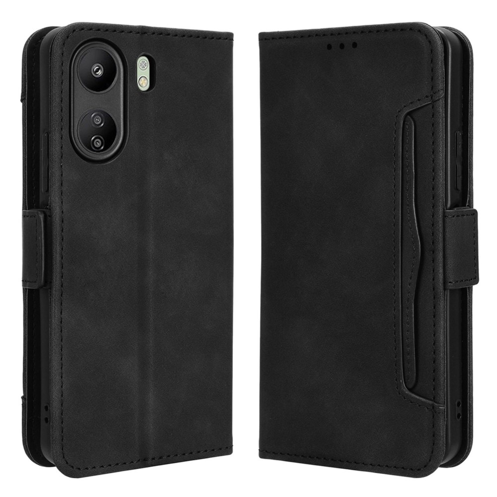 Étui portefeuille Multi Xiaomi Redmi 13C, noir