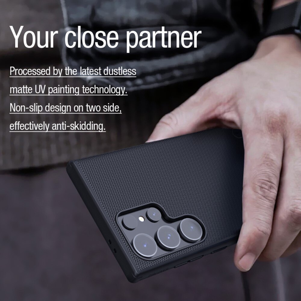Frosted Shield MagSafe Samsung Galaxy S24 Ultra, Noir