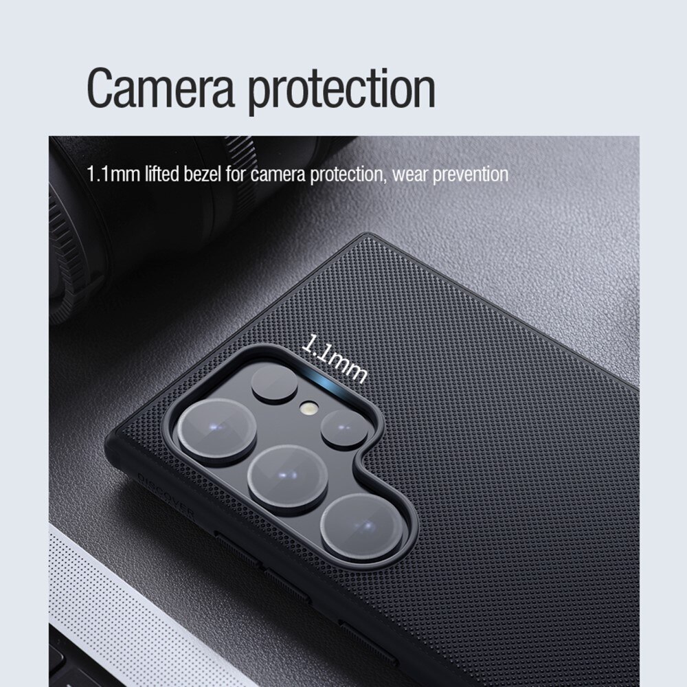 Frosted Shield MagSafe Samsung Galaxy S24 Ultra, Noir