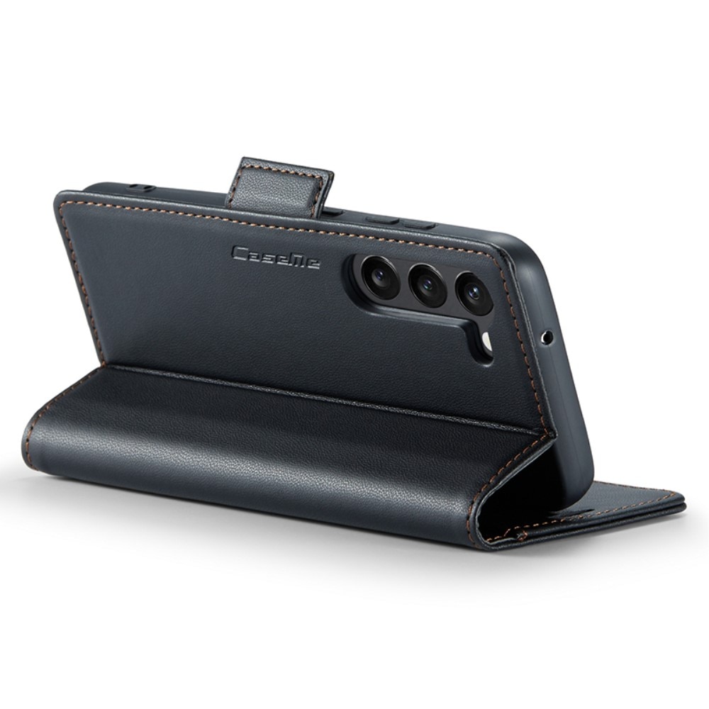 Étui portefeuille mince anti-RFID Samsung Galaxy S24 Plus, Noir
