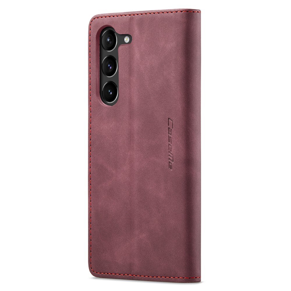 Étui portefeuille mince Samsung Galaxy S24 Plus, Rouge