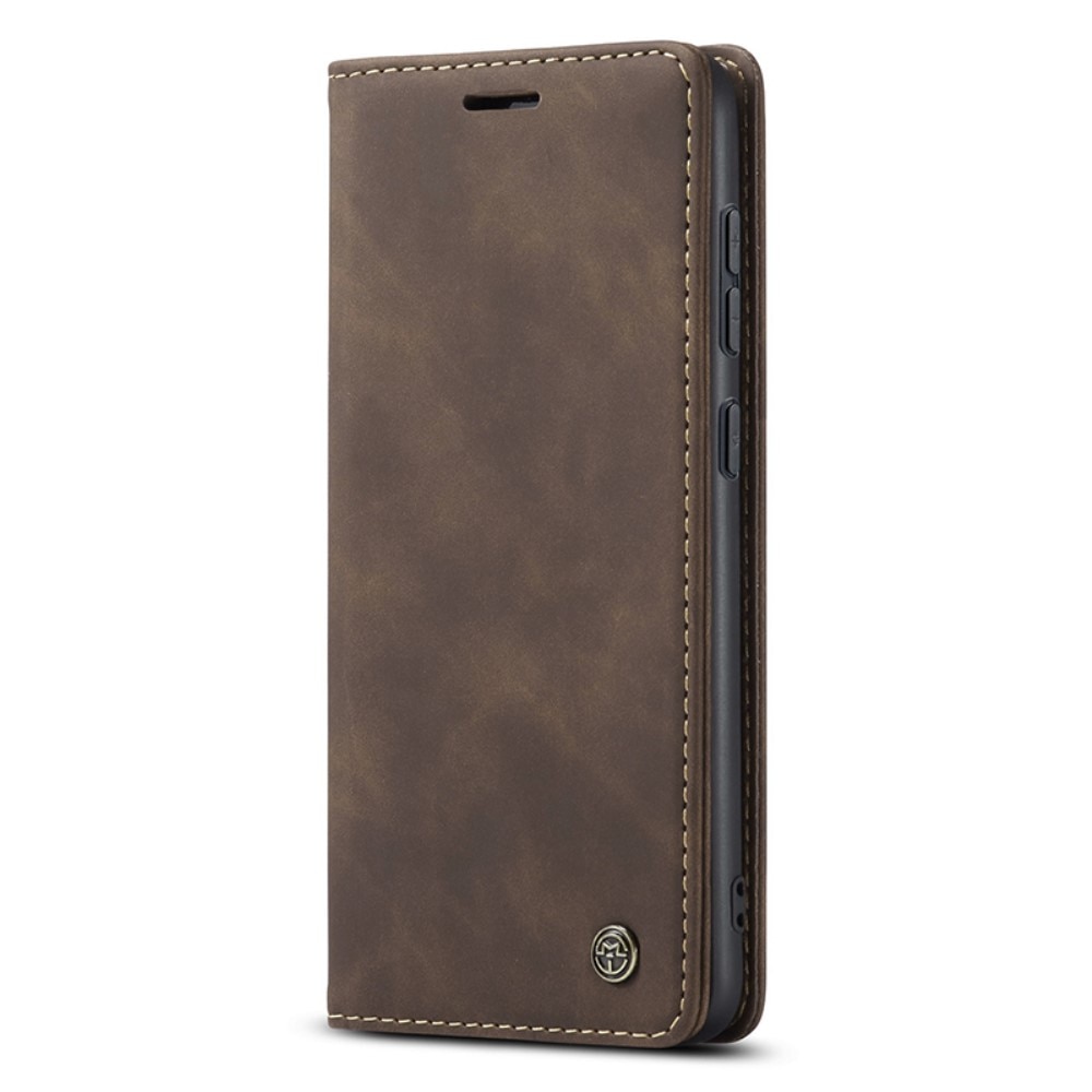 Étui portefeuille mince Samsung Galaxy S24, Marron