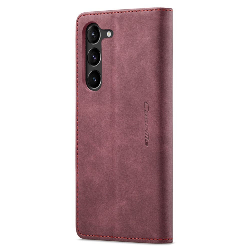 Étui portefeuille mince Samsung Galaxy S24, Rouge