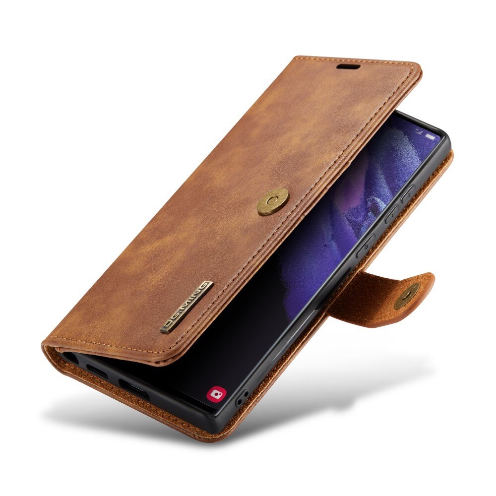 Étui portefeuille Magnet Wallet Samsung Galaxy S24 Ultra, Cognac