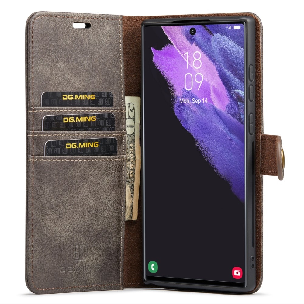Étui portefeuille Magnet Wallet Samsung Galaxy S24 Ultra, Brown
