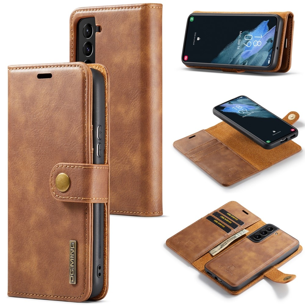 Étui portefeuille Magnet Wallet Samsung Galaxy S24, Cognac