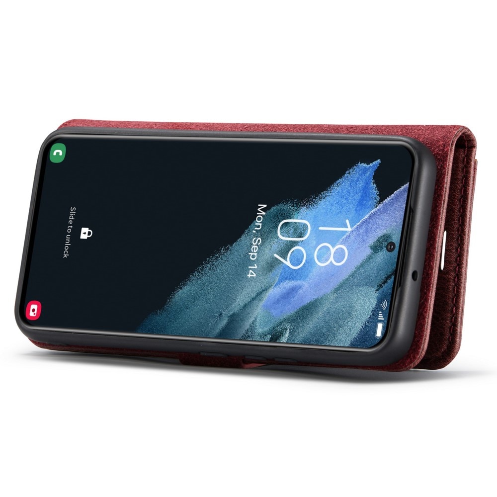 Étui portefeuille Magnet Wallet Samsung Galaxy S24 Plus, Red