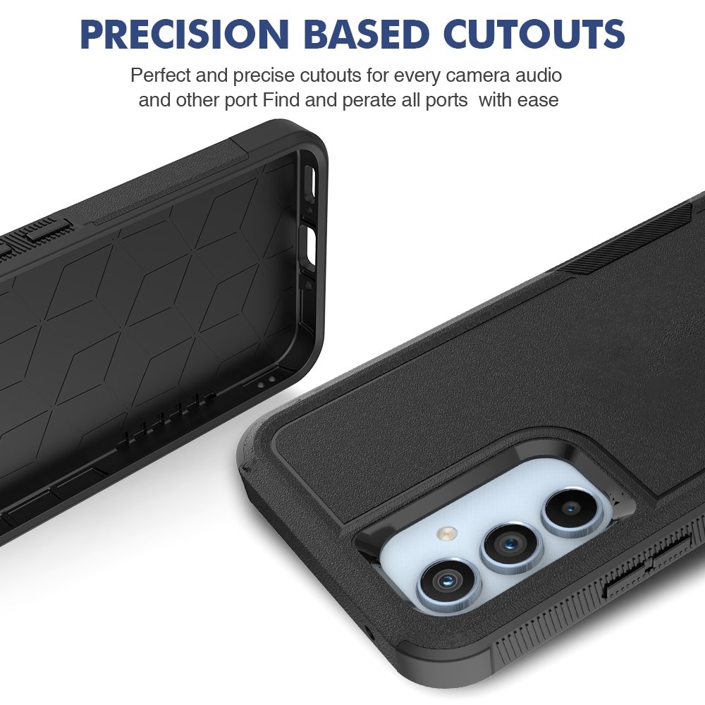 Coque hybride Off-road Samsung Galaxy A54, noir