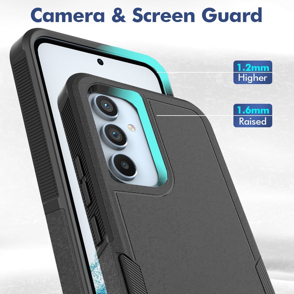 Coque hybride Off-road Samsung Galaxy A54, noir
