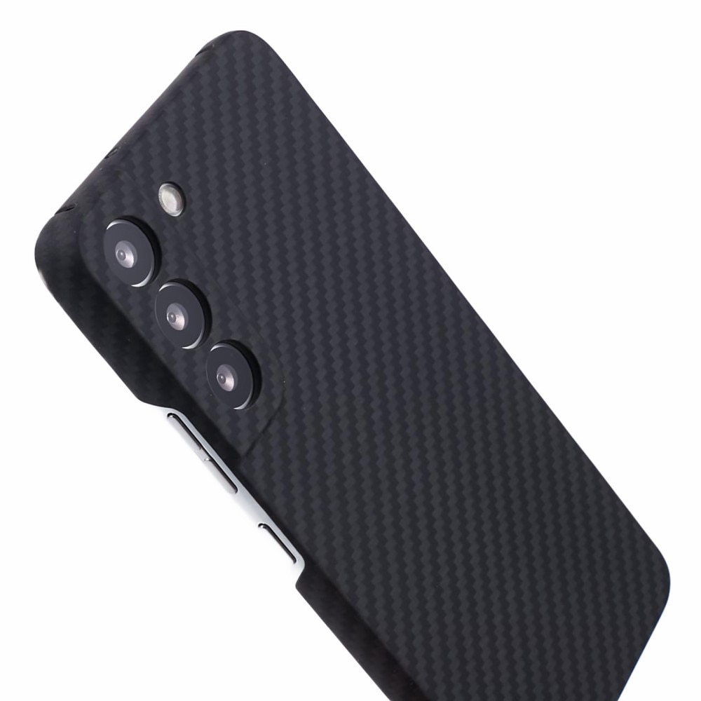 Coque fine Fibre d'aramide Samsung Galaxy S23, noir