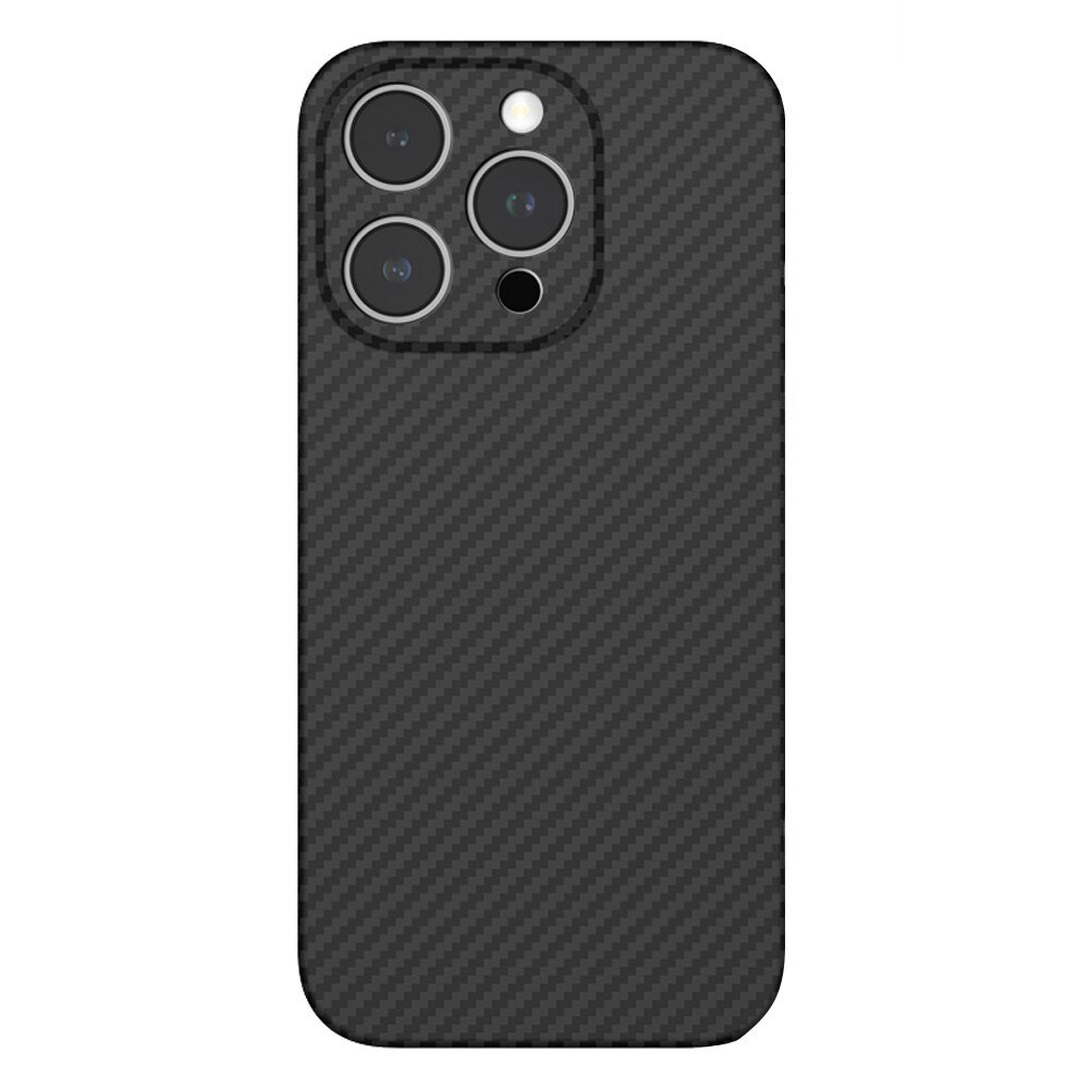 Coque fine Fibre d'aramide iPhone 15 Pro Max, noir