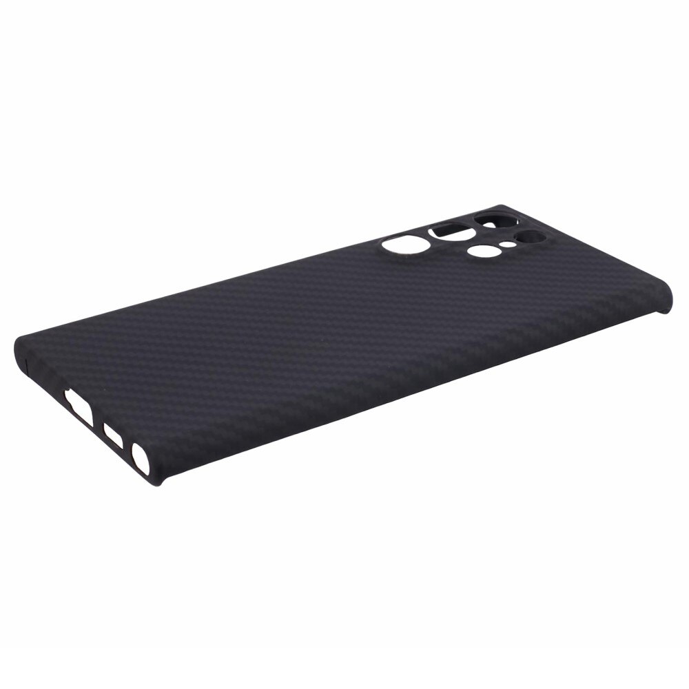 Coque fine Fibre d'aramide Samsung Galaxy S23 Ultra, noir