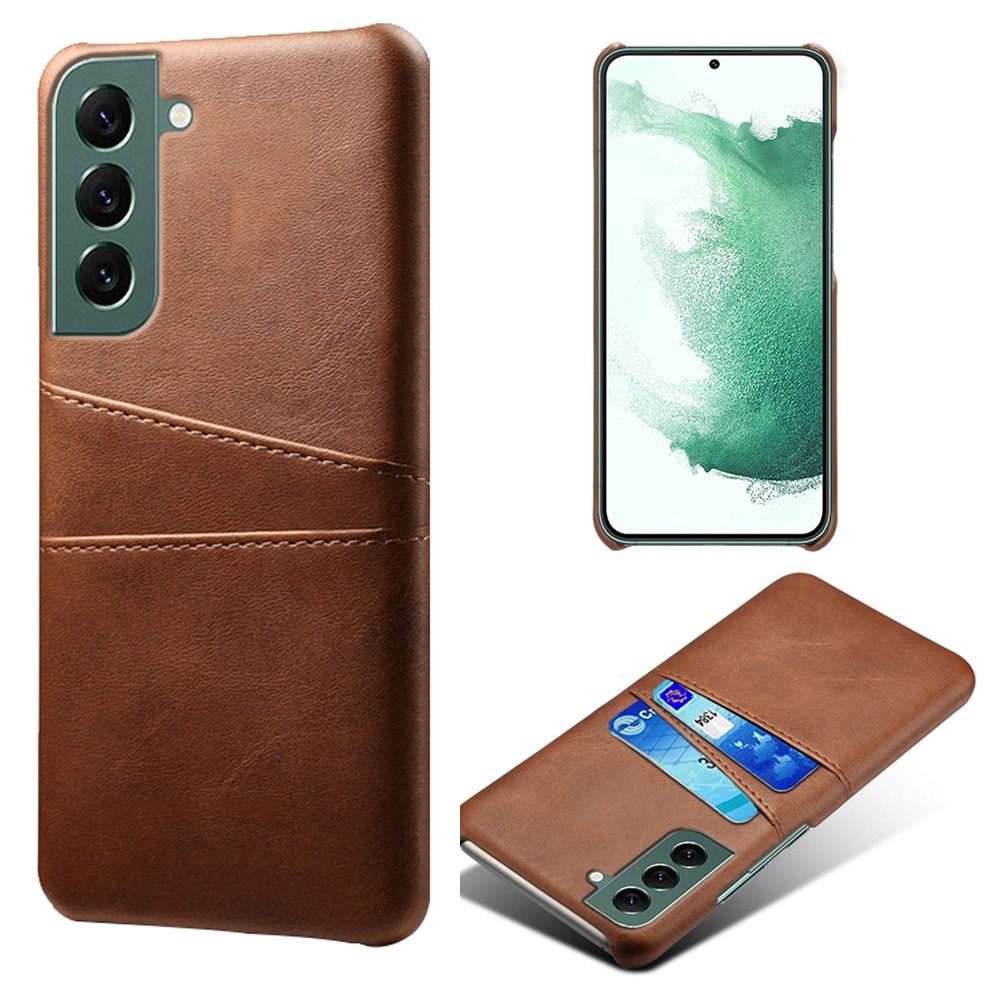 Coque Card Slots Samsung Galaxy S25, Marron
