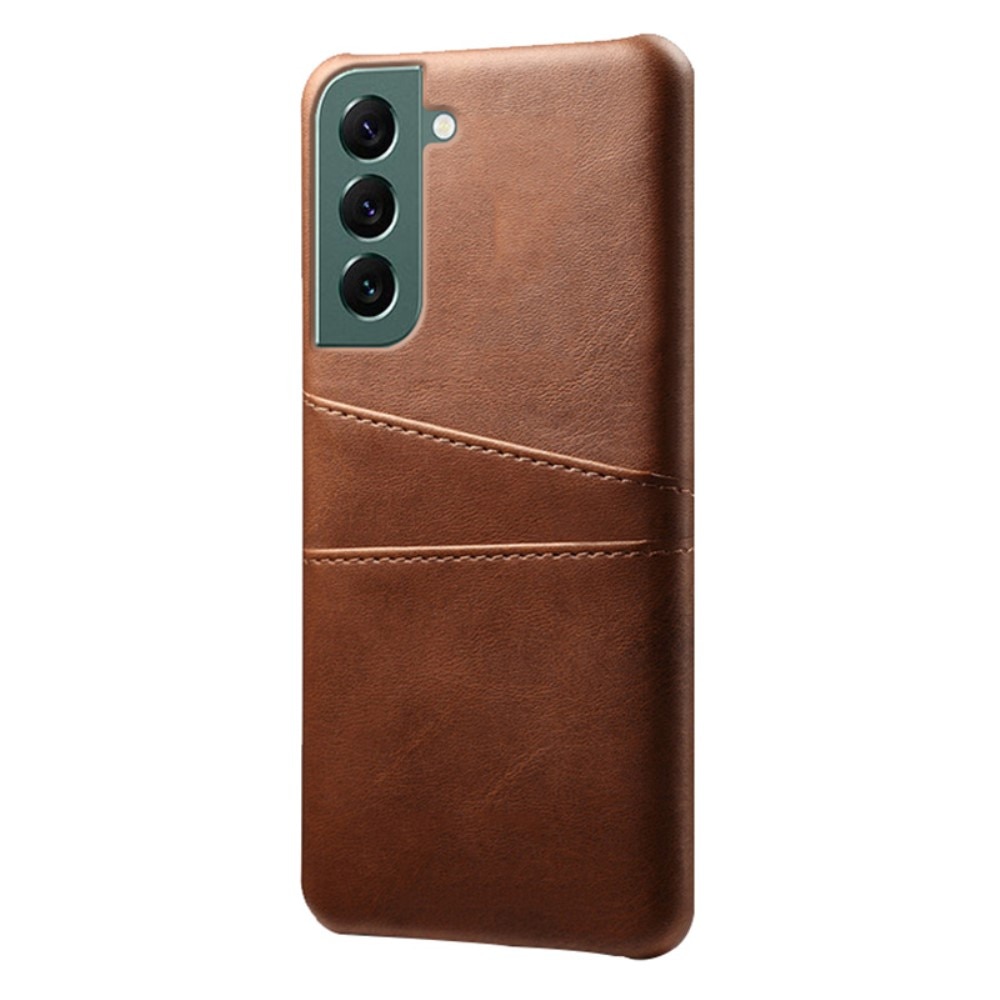Coque Card Slots Samsung Galaxy S25, Marron