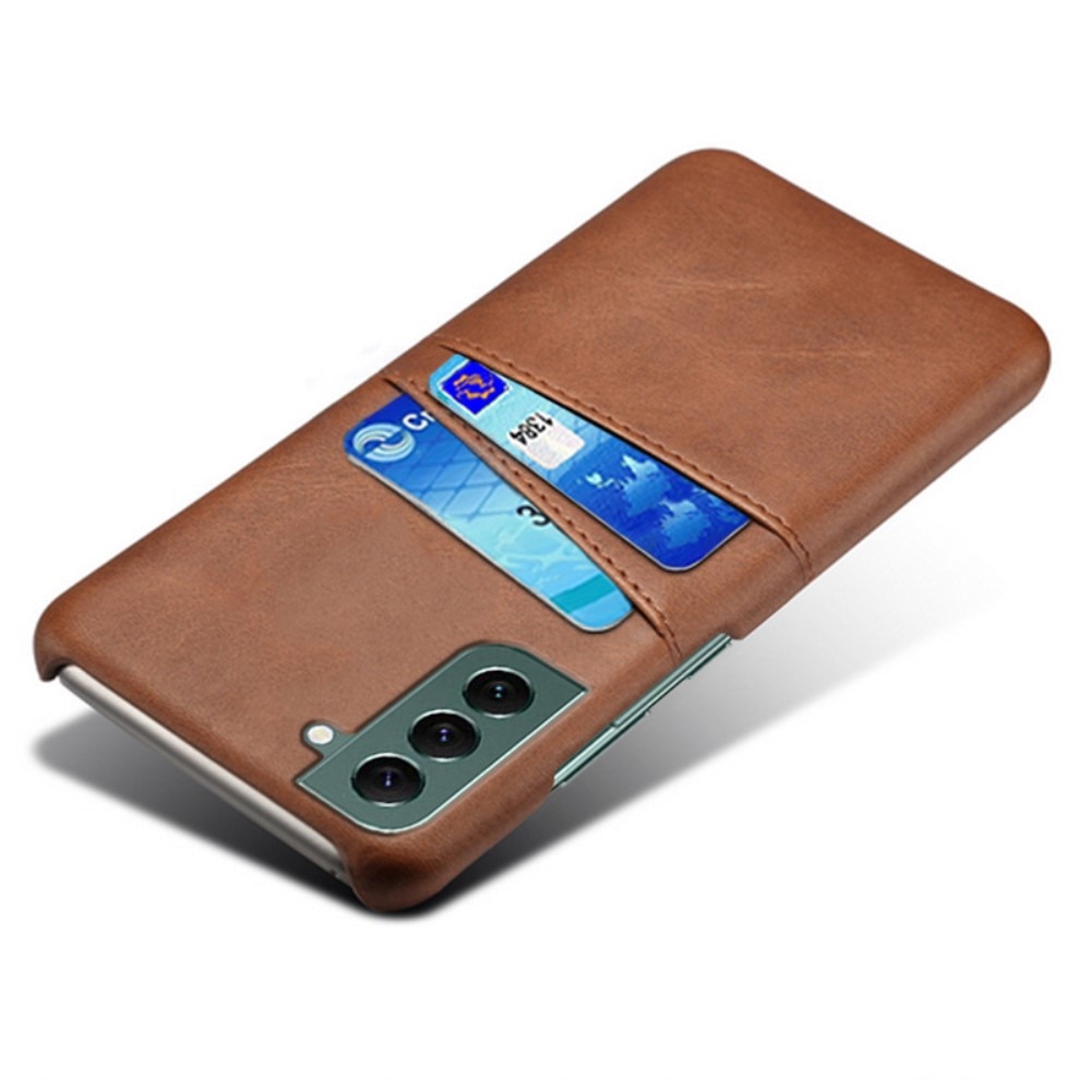 Coque Card Slots Samsung Galaxy S25, Marron