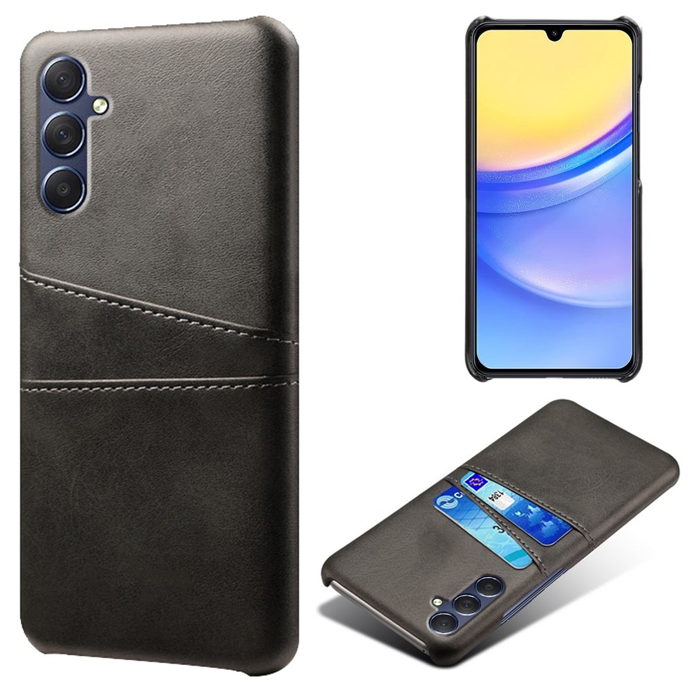 Coque Card Slots Samsung Galaxy A15, Noir