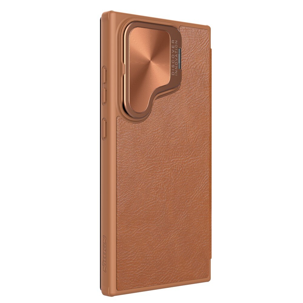 Etui Qin Prop Samsung Galaxy S24 marron