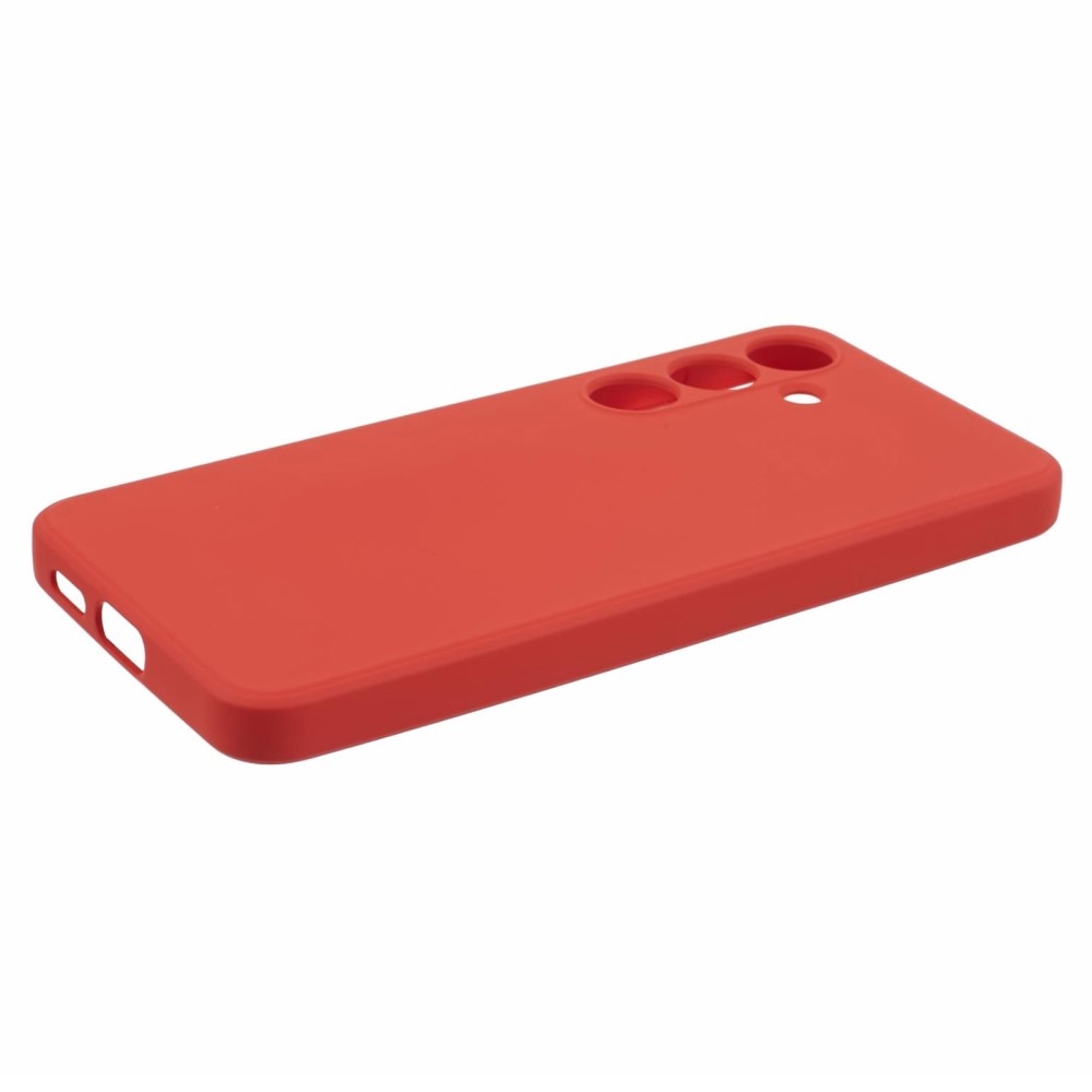 Coque TPU résistante aux chocs Samsung Galaxy S24, rouge