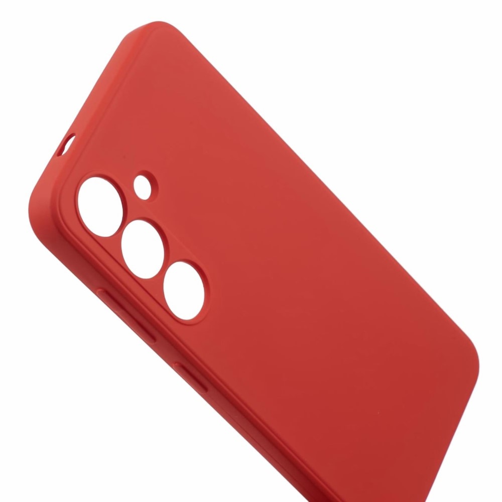 Coque TPU résistante aux chocs Samsung Galaxy S24, rouge