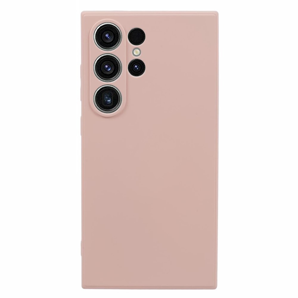 Coque TPU résistante aux chocs Samsung Galaxy S24 Ultra, rose