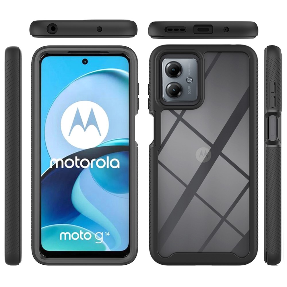 Coque Full Protection Motorola Moto G14, noir