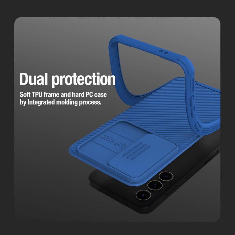 Coque CamShield Samsung Galaxy S24, Bleu
