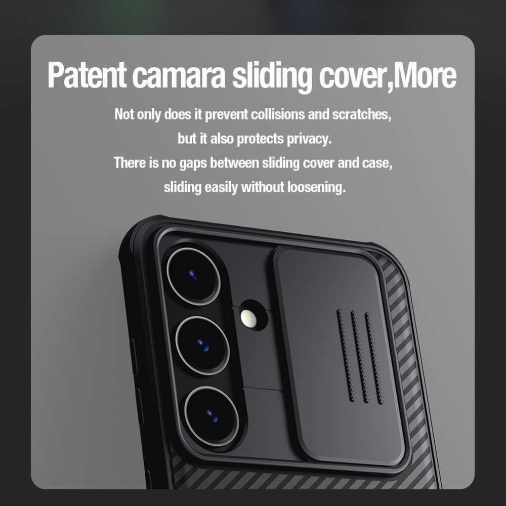 Coque CamShield Samsung Galaxy S24 Plus, Noir
