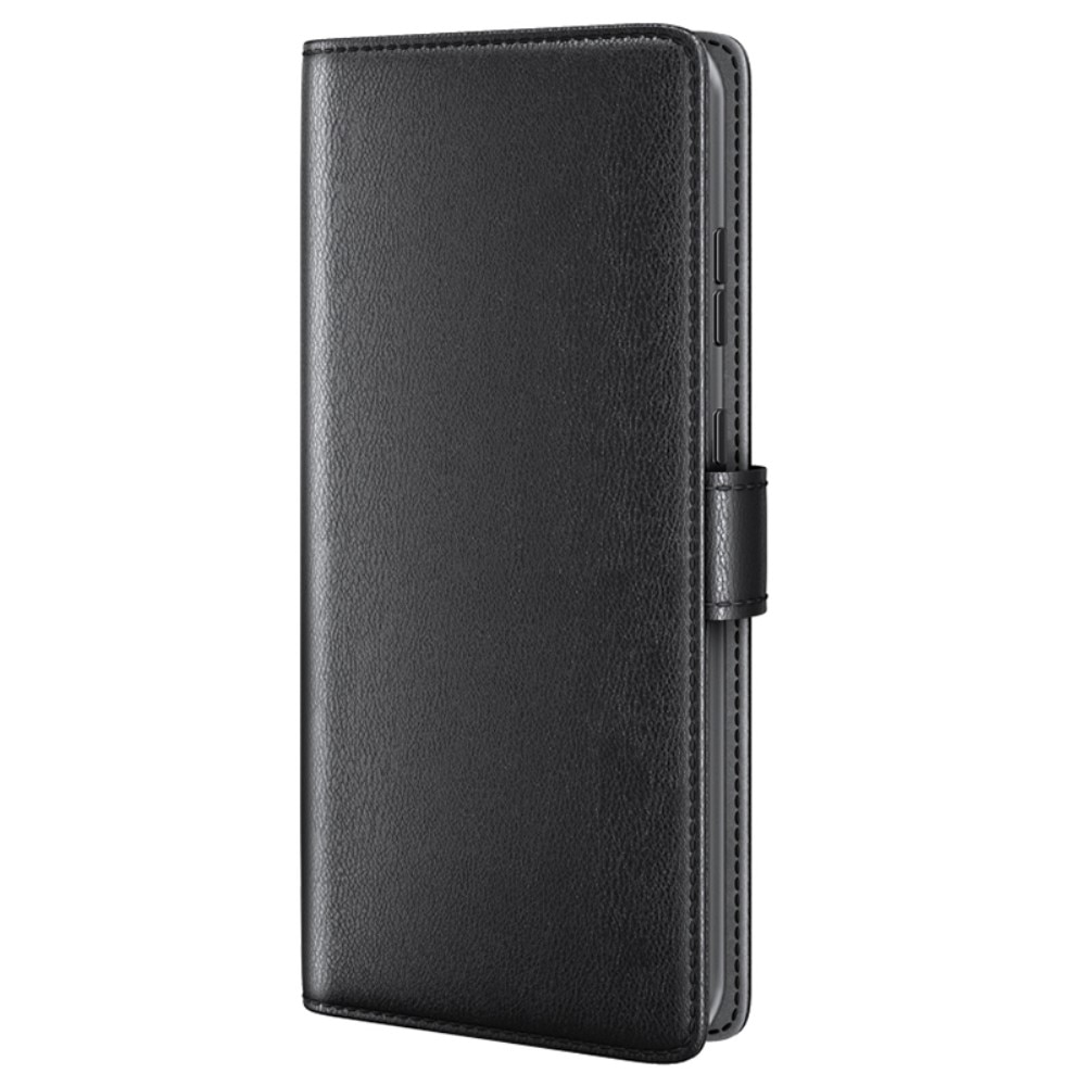 Étui en cuir veritable Samsung Galaxy S24 Ultra, Noir