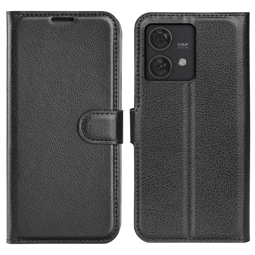 Coque portefeuille Motorola Edge 40 Neo, Noir
