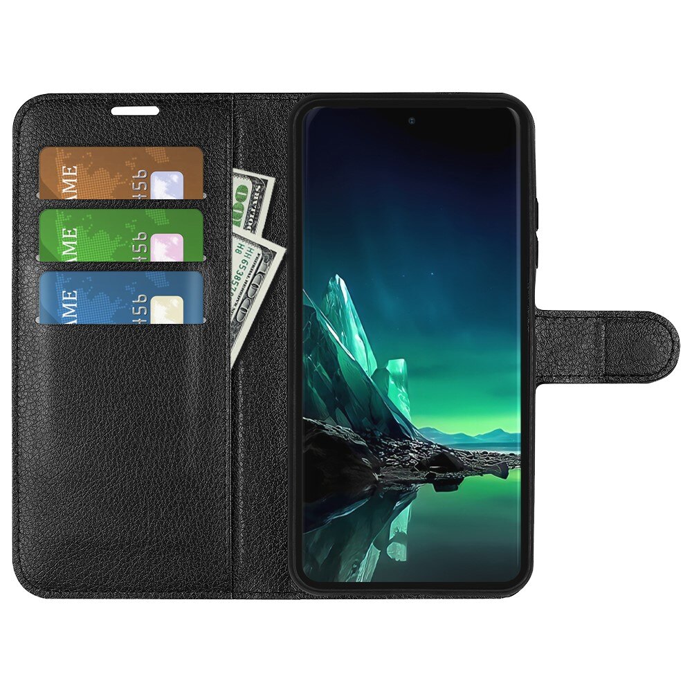Coque portefeuille Motorola Edge 40 Neo, Noir
