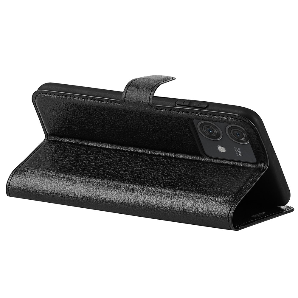 Coque portefeuille Motorola Edge 40 Neo, Noir