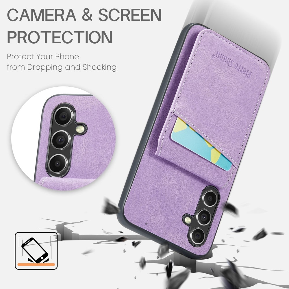 Coque avec plusieurs fentes anti-RFID Samsung Galaxy S23 FE, violet