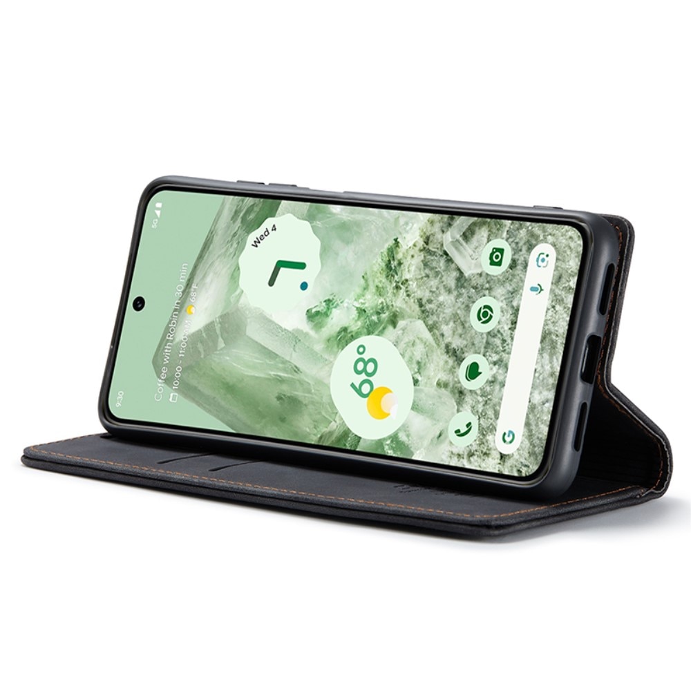 Étui portefeuille mince Google Pixel 8a, Noir