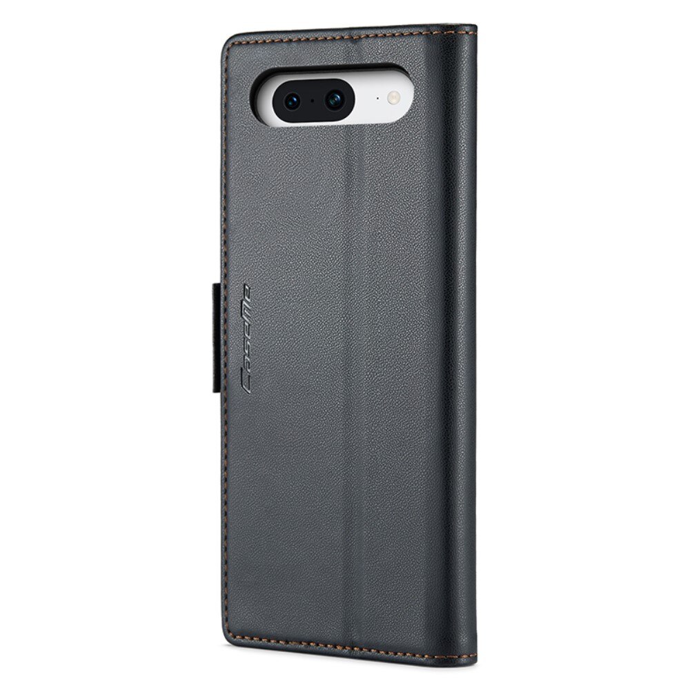 Étui portefeuille mince anti-RFID Google Pixel 8a, Noir