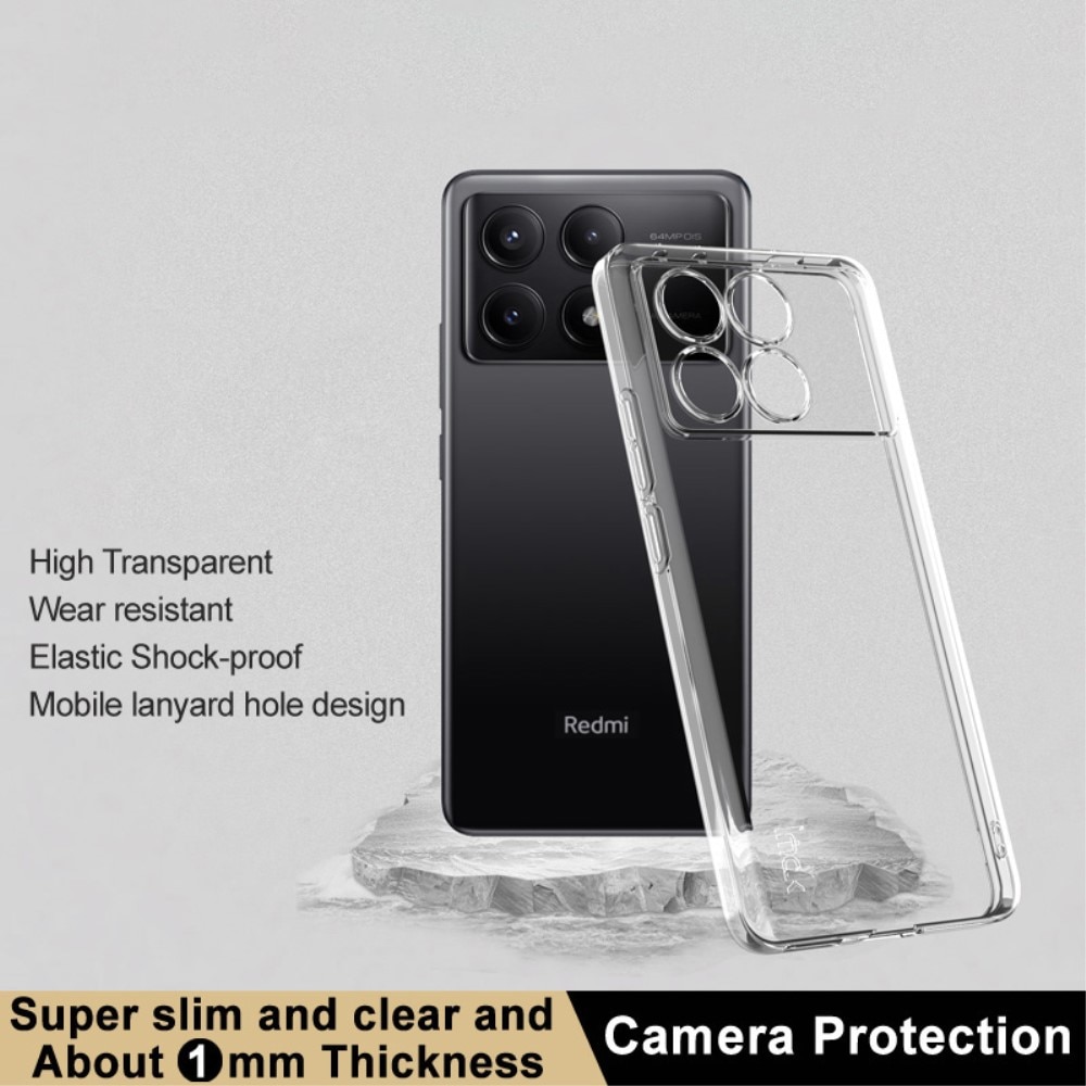 Coque TPU Case Xiaomi Poco X6 Pro, Crystal Clear